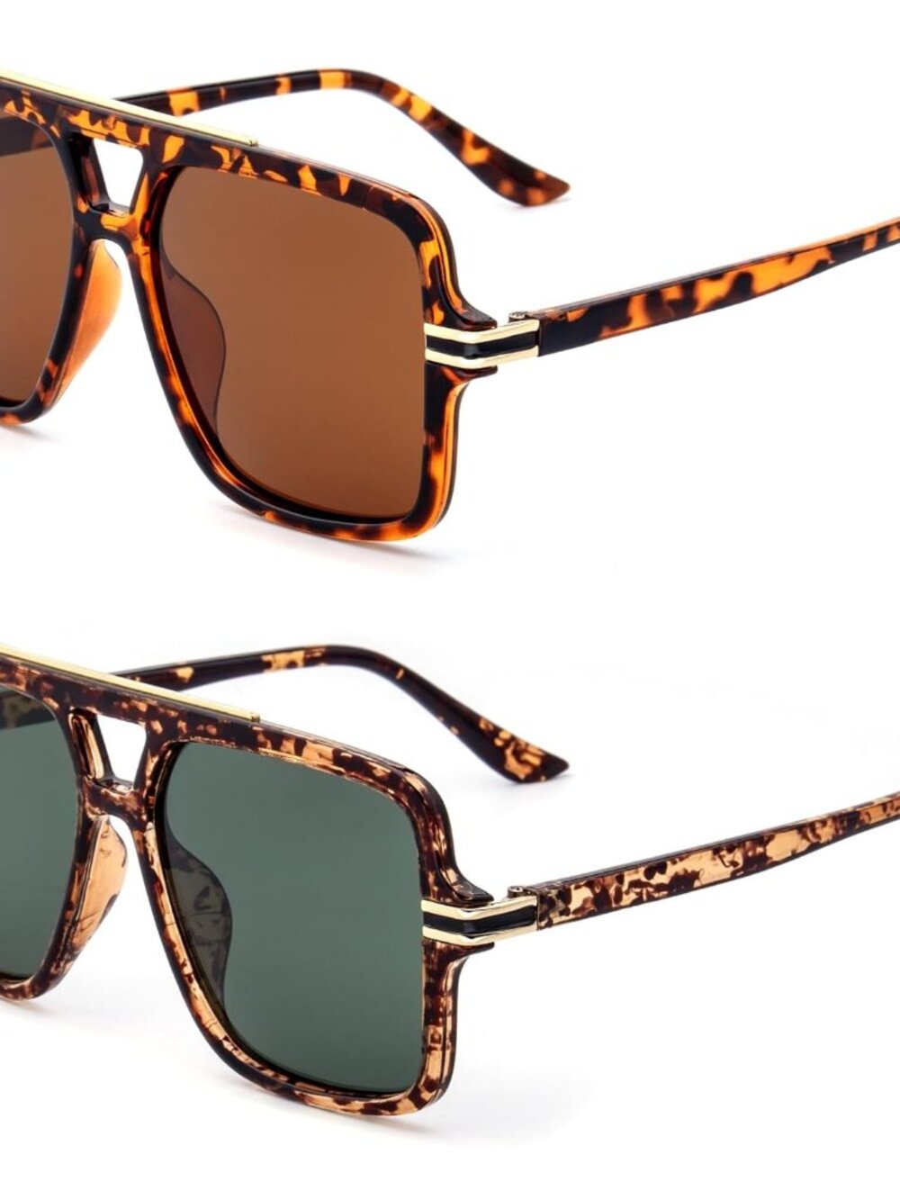 Stylish Women's Oversized Sunglasses: Polarized, Retro Aviator, UV400 Protection
